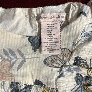 Catherine Malandrino Multicolor Butterfly Blouse